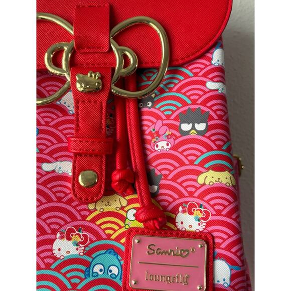 Loungefly Sanrio Hello Kitty And Friends Mini Backpack 60th Anniversary - Picture 4 of 7